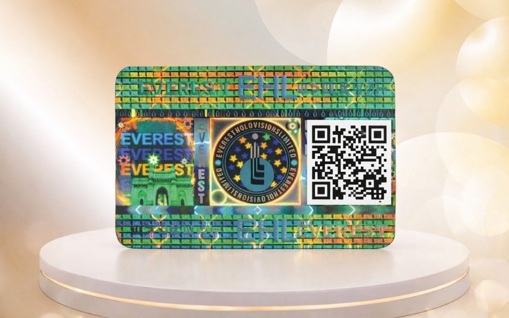 Hologram Labels with QR Code