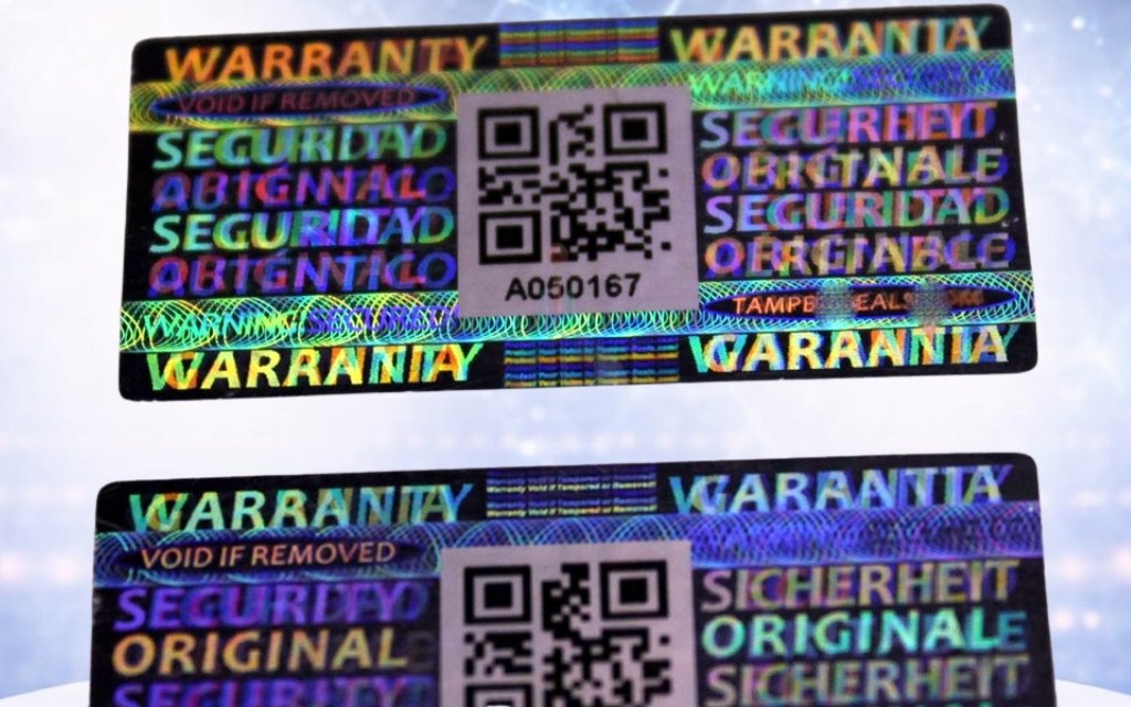 Hologram Labels with QR Code (2)